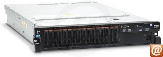 7915D2U - Servidor System x IBM x3650 M4 Intel Xeon Six Core E5-2630 (2.30GHz/1333MHz/15MB L3) 8GB Sem Disco ServeRAID M5110e Quad-Port Rack
